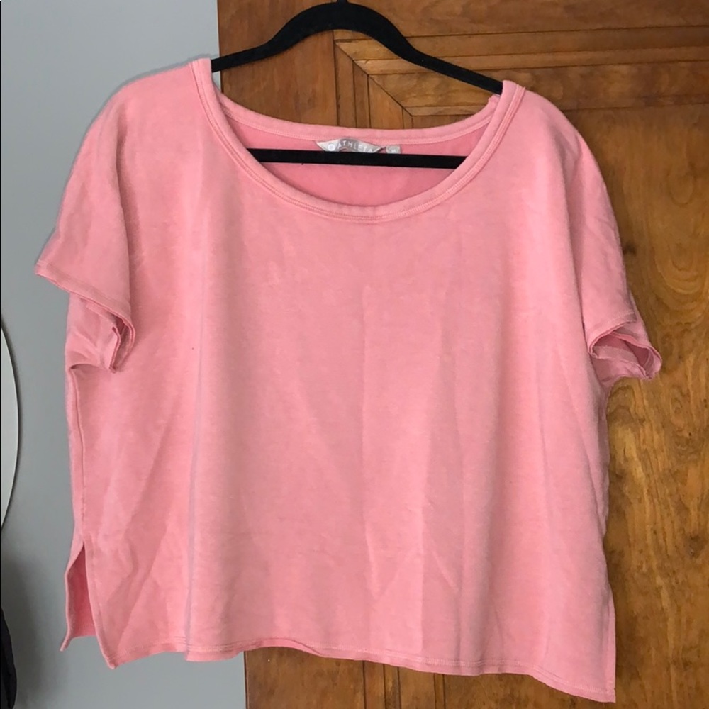 Athleta crop top sweatshirt
